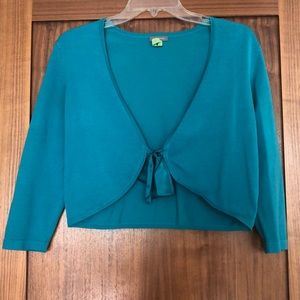 Gorgeous turquoise shrug